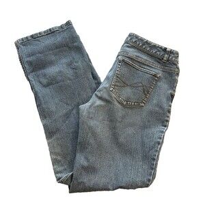 Sigrid Olson Blue Jeans - Lightweight 100% Cotton Straight Leg - Woman’s Size 10